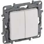 Legrand NILOÉ 764508 č.1/0 dvojnásobnýbílá – Hledejceny.cz