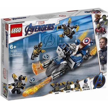 LEGO® Super Heroes 76123 Captain America: útok Outridů