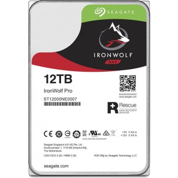 Seagate IronWolf 12TB, 3,5", SATAIII, 7200rpm, ST12000NE0007