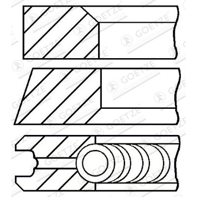 GOETZE ENGINE Sada pistnich krouzku 08-422307-00 – Hledejceny.cz