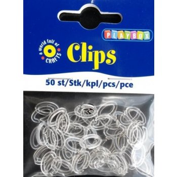 Playbox Gumičky FANCY LOOPS - samostatné gumičky 500ks bílé