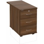 Hobis K 33 Z N 80 3 zásuvky napříč 80 cm ořech – Hledejceny.cz