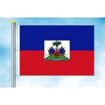 LIBEA, s.r.o. Vlajka Haiti Rozměr: 150×225 cm, Uchycení: Karabiny na stožár – Hledejceny.cz