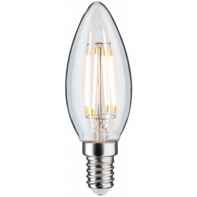 Paulmann LED svíčka 4,8 W E14 čirá teplá bílá stmívatelné 286.84 Čirá – Zboží Mobilmania