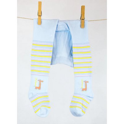 Loana Punčocháčky s aloe vera modrá žirafka – Zboží Mobilmania