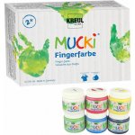 Sada Prstové barvy MUCKI 6 barev – Zbozi.Blesk.cz
