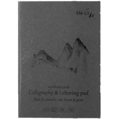 SMLT Blok caligraphy & lettering pad pro kaligrafii A5 100g/m2 50 listů – Zboží Dáma
