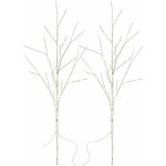 EMOS LED dekorace 2x březová větvička 60 cm 3x AA venkovní i vnitřní teplá bílá časovač – Hledejceny.cz