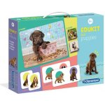 Sada Clementoni EDUkit Štěňátka 4v1 pexeso 60 puzzle domino 6 kostek – Hledejceny.cz