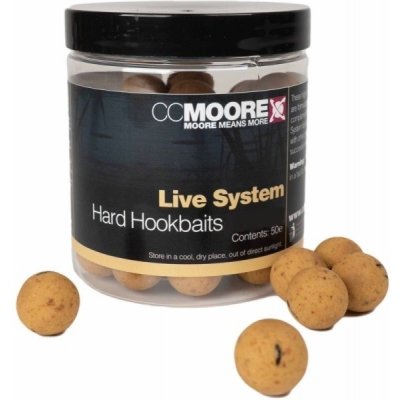 CC MOORE Tvrzené boilies Live System Hard Hookbaits 24 mm 15 ks – Zboží Mobilmania