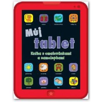 Můj tablet Kniha s omalovánkami a samolepkami