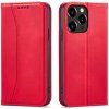 Pouzdro a kryt na mobilní telefon Apple Pouzdro Mezamo Magnet Fancy Case iPhone 13 Pro Pouch Card Wallet Card Stand Red