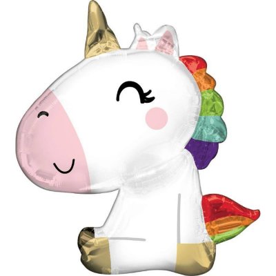 amscan Fóliový balónek Unicorn – Zboží Dáma