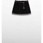 Abel & Lula sukně beránková s řetízkem černá – Zboží Dáma