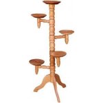 Dřevěný květinový stojan z masivního dřeva drewfilip 1 – Zboží Mobilmania