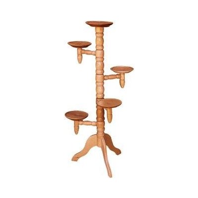 Dřevěný květinový stojan z masivního dřeva drewfilip 1 – Zboží Mobilmania