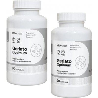 LAB-V Geriato Optimum podpora zdraví seniorů pro psy a kočky 2 x 90 kapslí – Hledejceny.cz