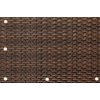 Stínící textilie MyBestHome balkonová ratanová zástěna s očky Latvia 750 g/m2 1 x 4 m hnědá
