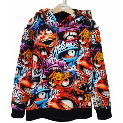 Tommy's design mikina s kapucí graffiti – Zboží Dáma