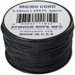 ATwood Rope Padáková šňůra Micro Cord 37,5 m Black – Zbozi.Blesk.cz