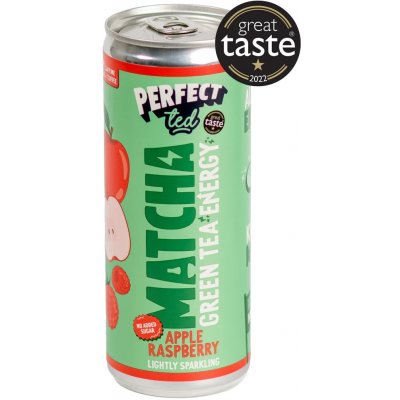 PerfecTed Healthy Matcha Energy Drink jablko a malina 250 ml – Zboží Mobilmania