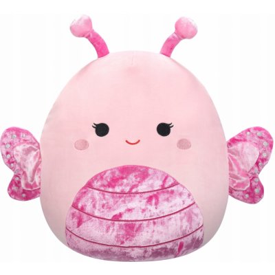 Squishmallows VELVET Sametový Materiál MOTYL MOGO 30 cm – Zboží Dáma