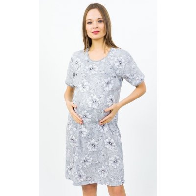 Vienetta Secret Rebeka dámská noční košile mateřská šedá – Zboží Mobilmania