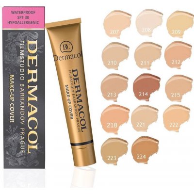 Dermacol voděodolný extrémně krycí make-up 222 30 g – Zbozi.Blesk.cz