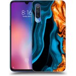 Pouzdro Picasee silikonové Xiaomi Mi 9 - Gold blue čiré – Zbozi.Blesk.cz