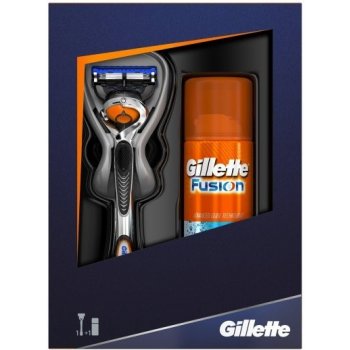 Gillette Fusion Proglide Manual holicí strojek + gel na holení 75 ml dárková sada