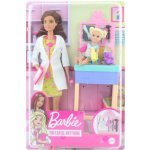 Barbie Povolání herní set dětská doktorka bruneta – Sleviste.cz