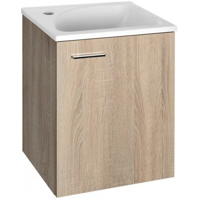Aqualine ZOJA/KERAMIA FRESH umyvadlová skříňka 40x50x32cm, dub platin – Zboží Mobilmania