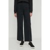 Dámské klasické kalhoty United Colors of Benetton dámské jednoduché high waist 4TDCDF05Z černé