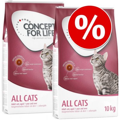 Concept for Life All Cats 2 x 10 kg – Zboží Mobilmania