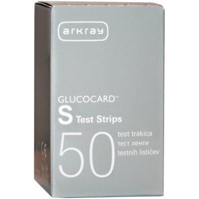 Glucocard S Test Strips testovací proužky 50 ks – Sleviste.cz