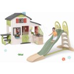 Smoby Set domeček Přátel a skluzavka XL Friends House Life rozšiřitelný s kuchyňkou a elektronickým zvonkem – Zboží Dáma