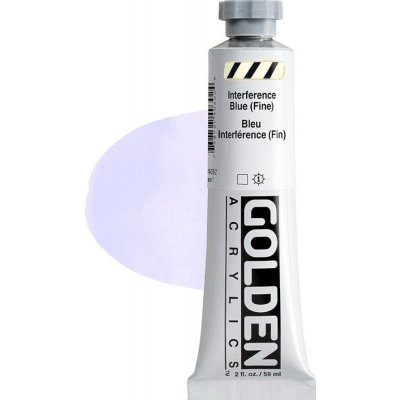 Golden Artist Colors Heavy Body akrylová barva interference blue 59 ml – Hledejceny.cz