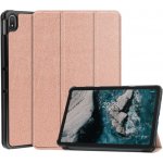 VSECHNONAMOBIL 37561 LEATHER Zaklápěcí obal Nokia T20 růžový – Zboží Mobilmania