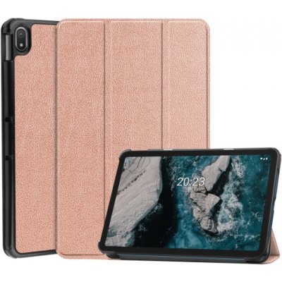 VSECHNONAMOBIL 37561 LEATHER Zaklápěcí obal Nokia T20 růžový – Zboží Mobilmania