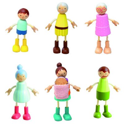 2Kids Toys Panenky do domečku Rodina – Zboží Mobilmania