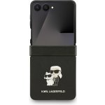 Karl Lagerfeld PU Saffiano Karl a Choupette Samsung Galaxy Z Flip 7 černý 144259 – Zboží Živě