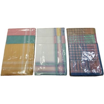 Dámské kapesníky sada 6ks, světlé i tmavší – Sleviste.cz