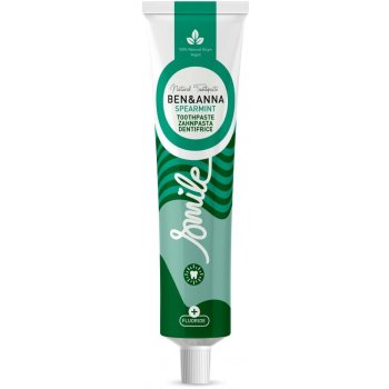 Ben & Anna Toothpaste Spearmint přírodní zubní pasta s fluoridem 75 ml