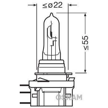 Osram FS1 H15 PGJ23t-1 24V 20/60W