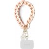 Přívěsky na mobil Guess Wrist Chain 4G Charm Strap Acrylic Pink