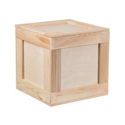 ČistéDrevo Dřevěný box 30 x 30 cm