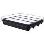 MAHLE ORIGINAL Vzduchový filtr LX2907 – Hledejceny.cz