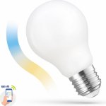Spectrum LED žárovka GLS E-27 230V 5W COG A60 CCT+DIM Wi-Fi MILKY SMART, WOJ14419 – Hledejceny.cz