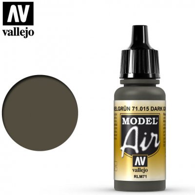 Vallejo Model Air: Dark Green RLM71 17ml airbrush barva na modely