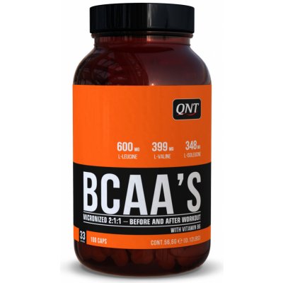 QNT BCAA + Vitamín B6 100 kapslí